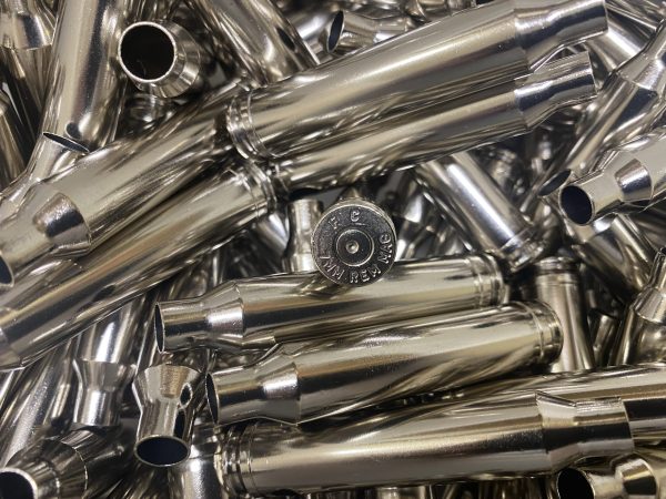 7mm Rem Mag Nickel Mixed Brass Wet Tumbled 50ct