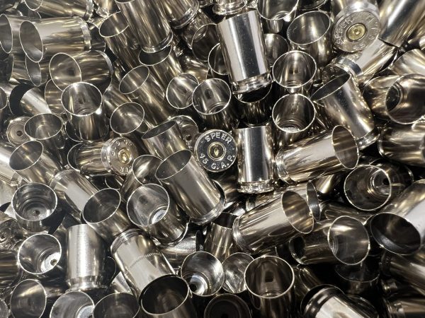 .45 GAP Mixed Range Brass Nickel Wet Tumbled 250ct
