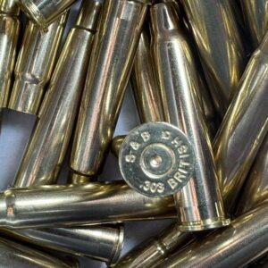 .303 British Range Brass - Dry Tumbled - 33 pcs ($12.99 UPS Flat Rate Shipping - No CC FEE)